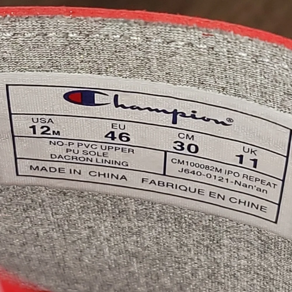 Champion IPO Repeat Slides Sandals Flip Flops